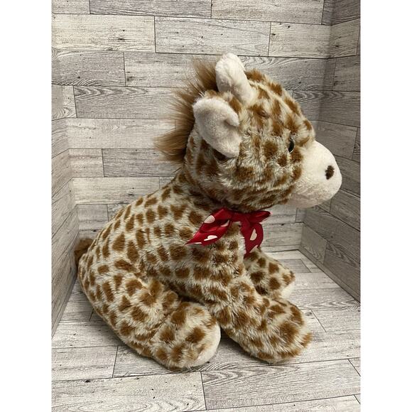 Dan Dee Giraffe 18” Inch Sitting Plush Stuffed Animal Jungle Zoo Safari Soft Toy - Picture 3 of 7